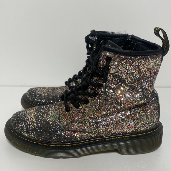 Dr. Martens 1460 Rainbow Glitter Boots - Picture 4 of 14